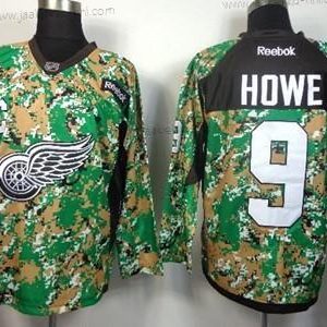 Miesten Detroit Red Wings #9 Gordie Howe 2014 Maastokuvio Paita