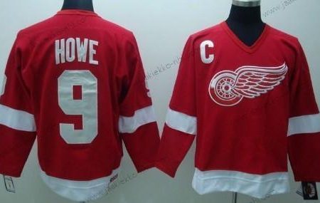 Miesten Detroit Red Wings #9 Gordie Howe Punainen Retro CCM Paita