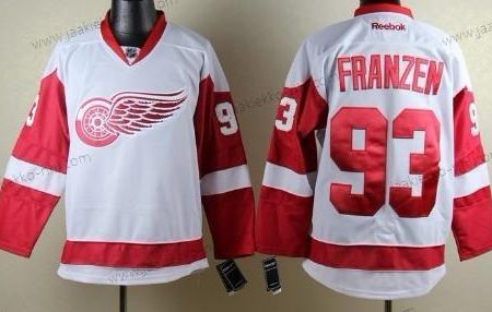 Miesten Detroit Red Wings #93 Johan Franzen Valkoinen Paita