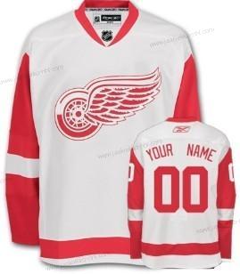 Miesten Detroit Red Wings Mukautettu Valkoinen Paita