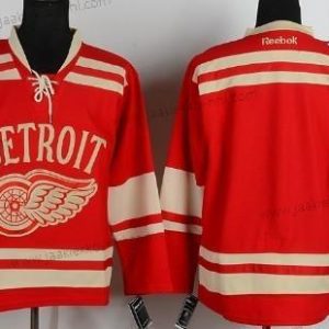 Miesten Detroit Red Wings Tyhjä 2014 Talvi Klassinen Punainen Paita