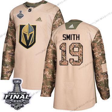 Miesten Didas Kultaen Knights #19 Reilly Smith Maastokuvio Aito 2017 Veterans Day 2018 Stanley Cup Final Ommeltu NHL Paita