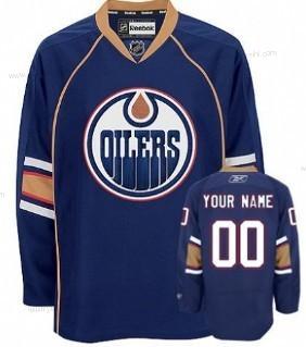 Miesten Edmonton Oilers Mukautettu Sininen Thrid Paita