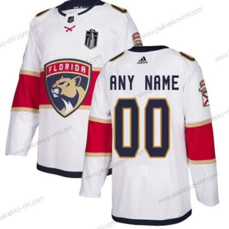 Miesten Florida Panthers Mukautettu Active Pelaaja Valkoinen 2023 Stanley Cup Final Ommeltu Paita