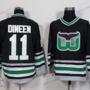 Miesten Hartford Whalers #11 Kevin Dineen 1995-96 Musta CCM Vintage Paita