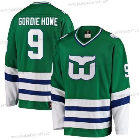 Miesten Hartford Whalers #9 Gordie Howe Fanatics Branded Vihreä Premier Breakaway Retired Pelaaja Paita