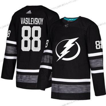 Miesten Lightning #88 Andrei Vasilevskiy Musta Aito 2019 All-Star Ommeltu Jääkiekko Paita