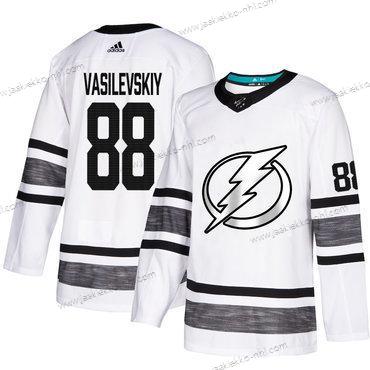 Miesten Lightning #88 Andrei Vasilevskiy Valkoinen Aito 2019 All-Star Ommeltu Jääkiekko Paita