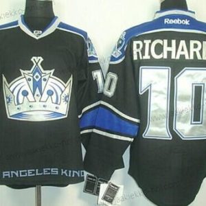 Miesten Los Angeles Kings #10 Mike Richards Musta Vieraspaita Paita