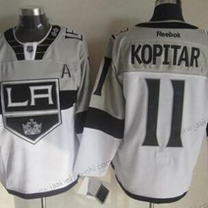 Miesten Los Angeles Kings #11 Anze Kopitar 2015 Stadium Series Harmaa #2 Valkoinen Paita