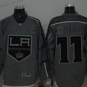 Miesten Los Angeles Kings #11 Anze Kopitar Charcoal Harmaa Paita