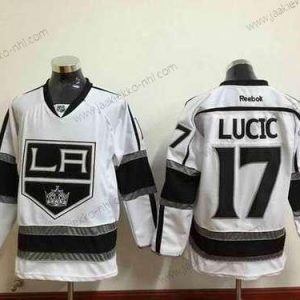 Miesten Los Angeles Kings #17 Milan Lucic Valkoinen Paita