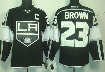 Miesten Los Angeles Kings #23 Dustin Brown Musta Paita