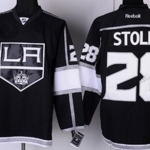 Miesten Los Angeles Kings #28 Jarret Stoll Musta Paita