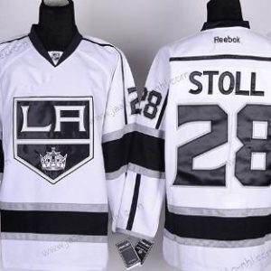 Miesten Los Angeles Kings #28 Jarret Stoll Valkoinen Paita