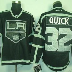 Miesten Los Angeles Kings #32 Jonathan Quick Musta Ice Paita