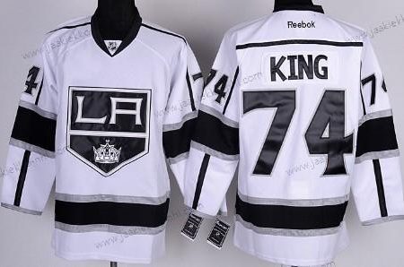 Miesten Los Angeles Kings #74 Dwight King Valkoinen Paita