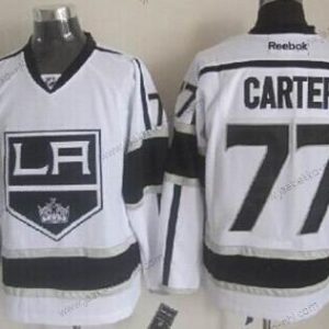 Miesten Los Angeles Kings #77 Jeff Carter Valkoinen Paita