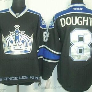 Miesten Los Angeles Kings #8 Drew Doughty Musta Vieraspaita Paita