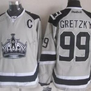 Miesten Los Angeles Kings #99 Wayne Gretzky 2014 Stadium Series Harmaa Paita