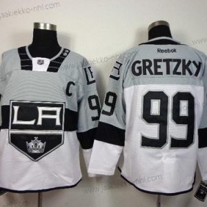 Miesten Los Angeles Kings #99 Wayne Gretzky 2015 Stadium Series Harmaa #2 Valkoinen Paita