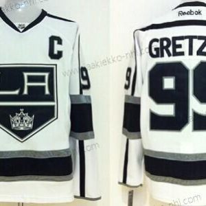 Miesten Los Angeles Kings #99 Wayne Gretzky Valkoinen Paita