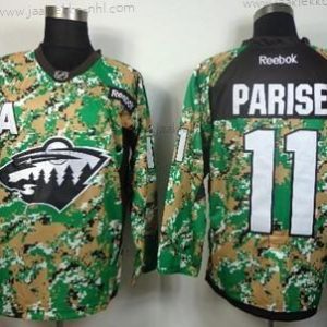 Miesten Minnesota Wild #11 Zach Parise 2014 Maastokuvio Paita