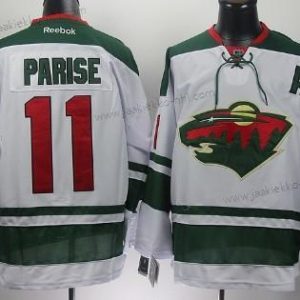 Miesten Minnesota Wild #11 Zach Parise 2014 Valkoinen Paita