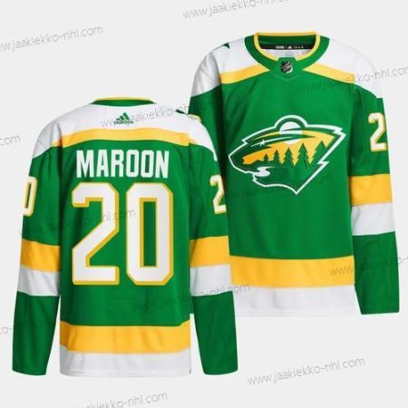 Miesten Minnesota Wild #20 Patrick Maroon Vihreä 2023-24 Ommeltu Paita