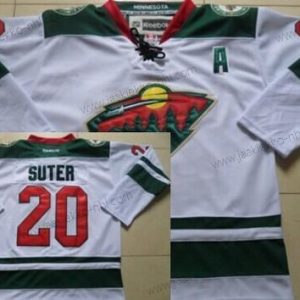 Miesten Minnesota Wild #20 Ryan Suter 2014 Valkoinen Paita