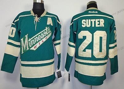 Miesten Minnesota Wild #20 Ryan Suter Vihreä Vieraspaita Paita