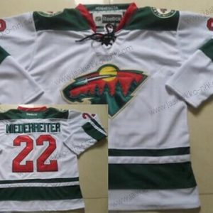 Miesten Minnesota Wild #22 Nino Niederreiter Valkoinen Paita