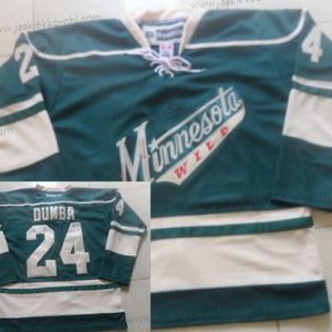 Miesten Minnesota Wild #24 Matt Dumba Reebok Vihreä Vaihtopaita Premier Paita