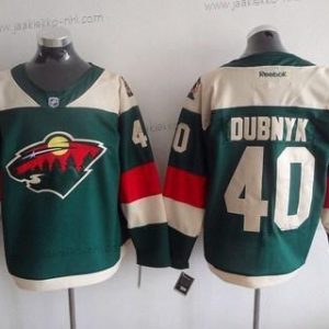 Miesten Minnesota Wild #40 Devan Dubnyk Reebok Vihreä 2016 Stadium Series Maajoukkue Premier Paita