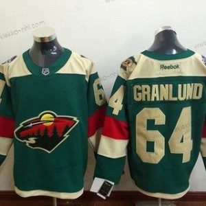 Miesten Minnesota Wild #64 Mikael Granlund Reebok Vihreä 2016 Stadium Series Maajoukkue Premier Paita