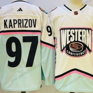 Miesten Minnesota Wild #97 Kirill Kaprizov Valkoinen 2023 All Star Aito Paita