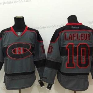 Miesten Montreal Canadiens #10 Guy Lafleur Charcoal Harmaa Paita