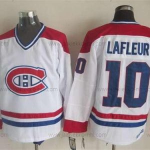 Miesten Montreal Canadiens #10 Guy Lafleur Valkoinen CCM Vintage Paita