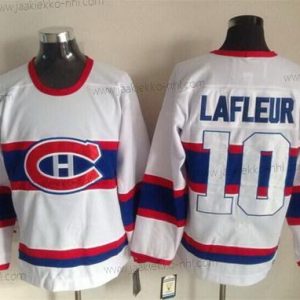 Miesten Montreal Canadiens #10 Guy Lafleur Valkoinen Retro CCM Paita