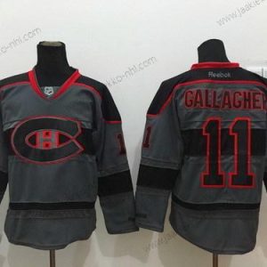 Miesten Montreal Canadiens #11 Brendan Gallagher Charcoal Harmaa Paita