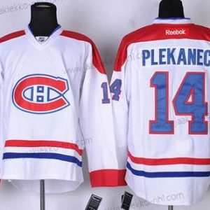 Miesten Montreal Canadiens #14 Tomas Plekanec Valkoinen Paita