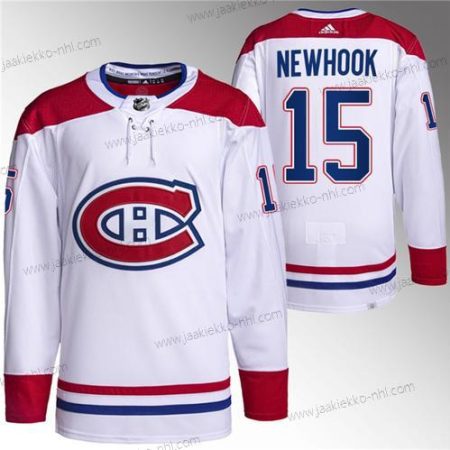 Miesten Montreal Canadiens #15 Alex Newhook Valkoinen Ommeltu Paita