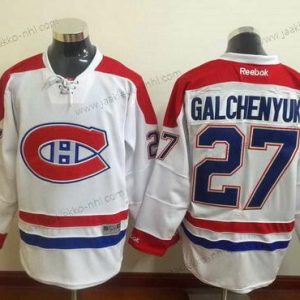 Miesten Montreal Canadiens #27 Alex Galchenyuk Reebok Valkoinen 2015-16 Kolmas paita Premier NHL Paita