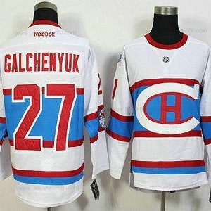 Miesten Montreal Canadiens #27 Alex Galchenyuk Reebok Valkoinen 2016 Talvi Klassinen Premier Paita