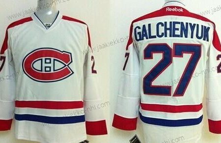 Miesten Montreal Canadiens #27 Alex Galchenyuk Valkoinen Paita