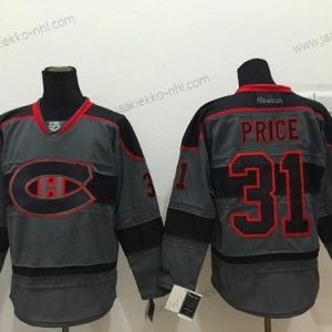 Miesten Montreal Canadiens #31 Carey Price Charcoal Harmaa Paita