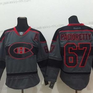 Miesten Montreal Canadiens #67 Max Pacioretty Charcoal Harmaa Paita