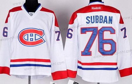 Miesten Montreal Canadiens #76 P.K. Subban Valkoinen Paita