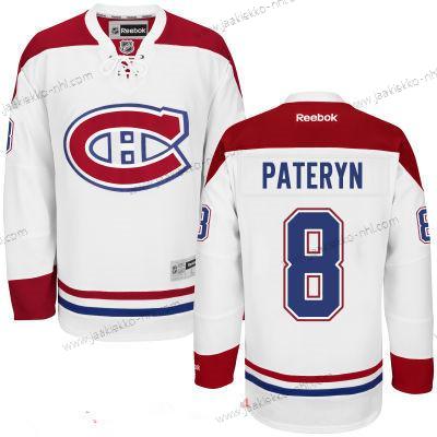 Miesten Montreal Canadiens #8 Greg Pateryn Reebok Valkoinen Premier Kotiottelupaita Mukautettu Paita