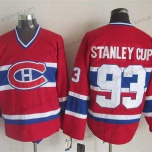 Miesten Montreal Canadiens #93 Stanley Cup Punainen CCM Vintage Paita